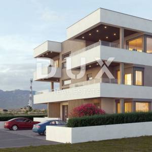 OTOK PAG, POVLJANA - Dvosobni stan s vrtom u novogradnji