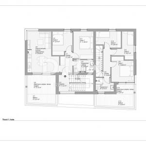 OTOK PAG, POVLJANA – Prostrani dvoetažni stan s vrtom u novogradnji