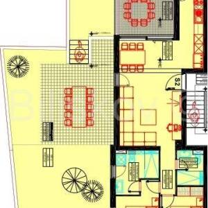 Pag, Šimuni prizemlje, lux 3s stan u novogradnji, pogled na more