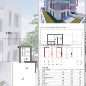PETRČANE - APARTMAN S KROVNOM TERASOM - 111,90 m2 "B4"