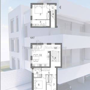PETRČANE - TROSOBAN APARTMAN - 114,44 m2  "A3"