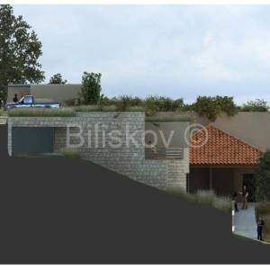 Podstrana prodaja zemljište pogled na more projekt za vilu