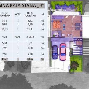 POREČ - Moderna dvojna kuća s vlastitim zelenilom (Kuća B)