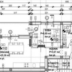 Povljana, novogradnja, pogled na more, 300 m od mora, S6