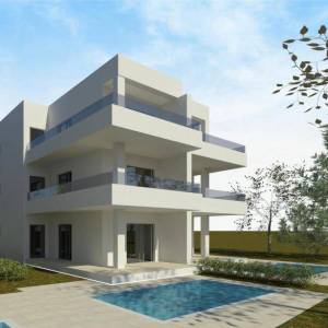 Povljana, novogradnja, pogled na more, 300 m od mora, S4