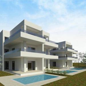 Povljana, novogradnja, pogled na more, 300 m od mora, S4