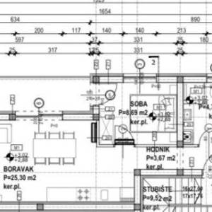 Povljana, novogradnja, pogled na more, 300 m od mora, S4