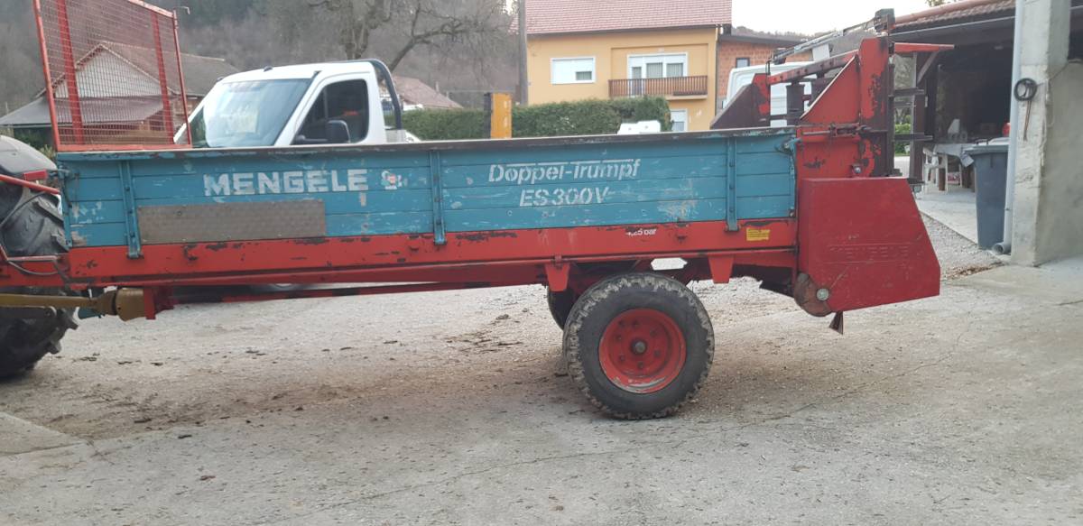 Prikolica za gnoj MENGELE ES 300 V