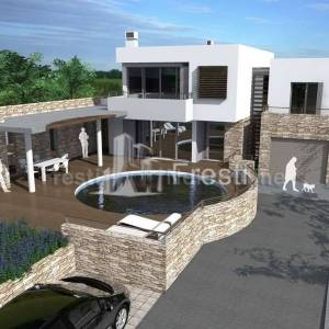 PRIVLAKA - ZEMLJIŠTE S PROJEKTOM - URBANA VILA