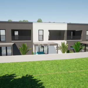 Prodaja, atraktivan građevinski projekt na otoku Ugljanu, Preko, 100 m od mora