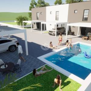 Prodaja, atraktivan građevinski projekt na otoku Ugljanu, Preko, 100 m od mora