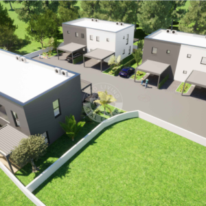 Prodaja, atraktivan građevinski projekt na otoku Ugljanu, Preko, 100 m od mora