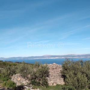 Prodaja, Brač, poljoprivredno zemljište s prekrasnim pogledom