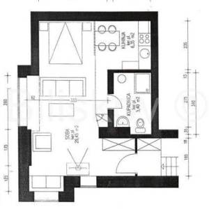 Prodaja, Donji grad, 4-soban stan, 3 apartmana, parking