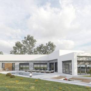 Prodaja građevinske parcele s građevinskom dozvolom za izgradnju moderne obiteljske kuće, blizina Barbana!