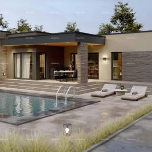 Prodaja građevinskog zemljišta s projektom, Kanfanar!