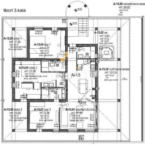 Prodaja, Jezera, 4s penthouse s pogledom na more, terasa, parking