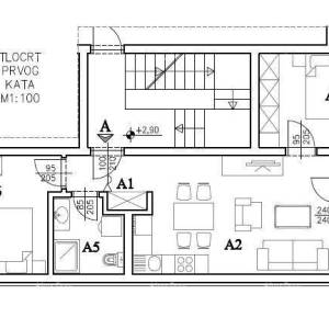 Prodaja - Moderan stan u novom privatnom stambenom kompleksu u Šijani, Pula! C-A