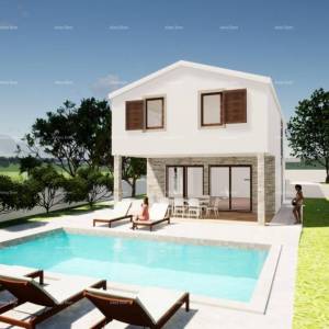 Prodaja moderne kuće s bazenom u mirnom i lijepom istarskom mjestu,  Svetvinčenat!