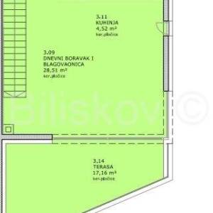 Prodaja, novogradnja, Zadar, Sukošan, 3S, prvi red do mora