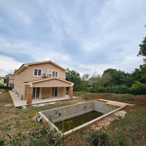 Prodaja, o. Krk, Risika, dvije prekrasne kuće, u izgradnji