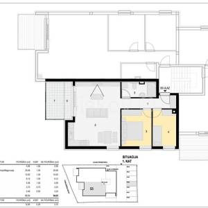 Prodaja, Pag, Mandre, novogradnja, 3S, 1. red do mora, parking
