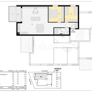 Prodaja, Pag, Mandre, novogradnja, 3s, 1.red do mora, parking