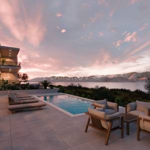 Prodaja, Pag, novogradnja, trosoban penthouse, prvi red do mora