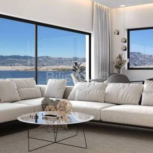 Prodaja, Pag, novogradnja, trosoban penthouse, prvi red do mora