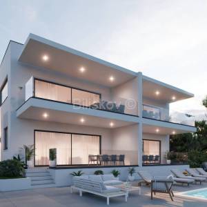 Prodaja, Pag, novogradnja, trosoban penthouse, prvi red do mora