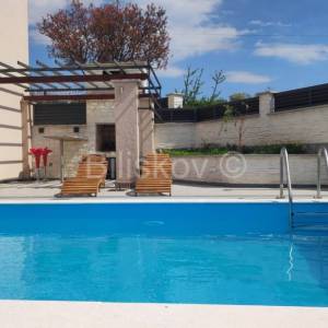 Prodaja, Rovanjska, novoizgrađena kuća s bazenom, blizina mora