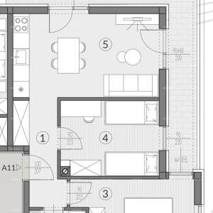 Prodaja stanova u novom modernom projektu, Pula, A11