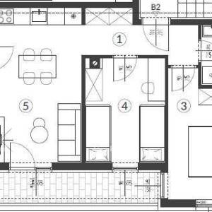 Prodaja stanova u novom projektu, Pula! B2 Šikići periferija grada. 8 km do centra Medulina.