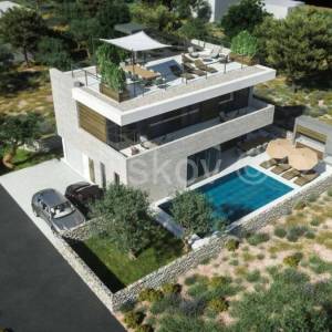 Prodaja, Sukošan, luksuzna vila, prvi red do mora, bazen