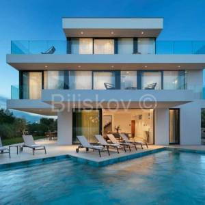 Prodaja, Sukošan, luksuzna vila, prvi red do mora, bazen