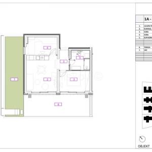 Prodaja, Turanj, trosoban stan u luksuznom kompleksu, blizina mora