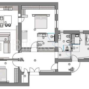 Prodaja, Zagreb, Donji grad, četvorosoban stan, spa soba