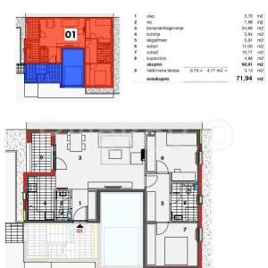 Prodaja, Zagreb, Kamenarka, funkcionalan trosoban stan, v. prizem.,GM