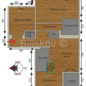 Prodaja, Zagreb, Trešnjevka, prekrasan trosoban stan, loggia