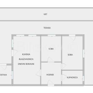 Prodaja, Zagreb, Vrapče, trosoban stan, terasa 