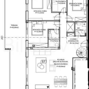 Prodaja,3-sobni stan uz more,Srima