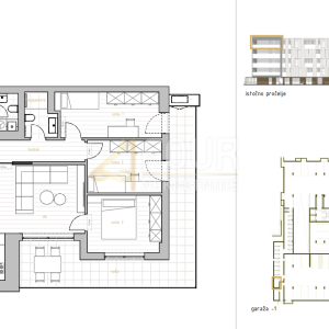 Rijeka, Donji Zamet, kvalitetna novogradnja, 3s+db, lođa, pogled