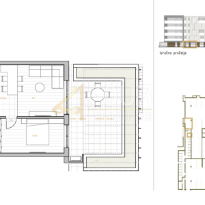 Rijeka, Donji Zamet, kvalitetna novogradnja, 111.75m2, 3s+db, lođa