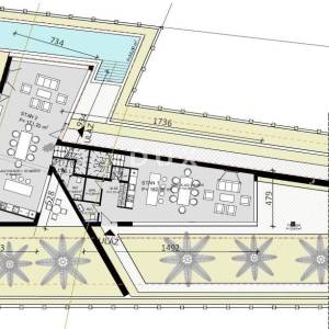 RIJEKA, KOSTRENA - zemljište s projektom drugi red do mora, za duplex vile s bazenom 