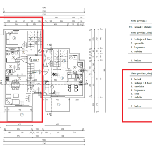 RIJEKA, PEHLIN, PODMURVICE- dvoetažni stan 106.97m2 u novogradnji s pogledom na more, DB+3S.- STAN 4D