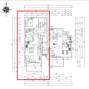 RIJEKA, PEHLIN, PODMURVICE- dvoetažni stan 106.97m2 u novogradnji s pogledom na more, DB+3S.- STAN 4D
