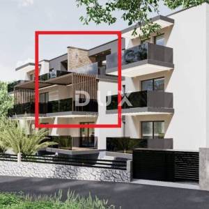 RIJEKA, PEHLIN, PODMURVICE- dvoetažni stan 106.97m2 u novogradnji s pogledom na more, DB+3S.- STAN 4D