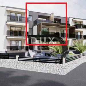 RIJEKA, PEHLIN, PODMURVICE- dvoetažni stan 106.97m2 u novogradnji s pogledom na more, DB+3S.- STAN 4L