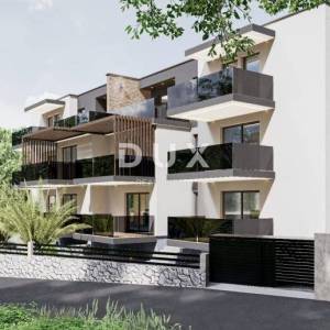 RIJEKA, PEHLIN, PODMURVICE- dvoetažni stan 101.24m2 u novogradnji s pogledom na more, DB+2S.- STAN 3L