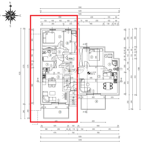 RIJEKA, PEHLIN, PODMURVICE- stan 62,85m2 u novogradnji s pogledom na more, DB+2S, prizemlje- STAN 2D